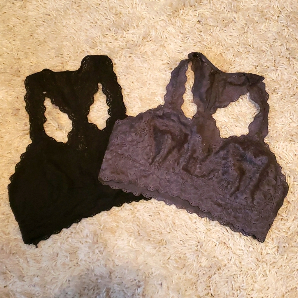 $10 if bundled. TWO lace bralettes